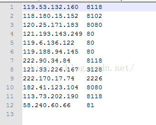 利用Python爬取可用的代理IP