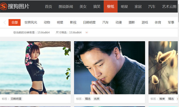 Python爬取网页中的图片（搜狗图片）详解