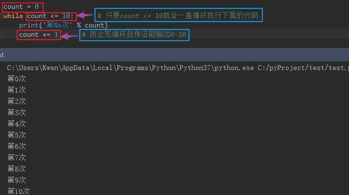 Python流程控制 while循环实现解析