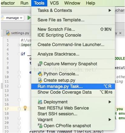 Pycharm 创建 Django admin 用户名和密码的实例