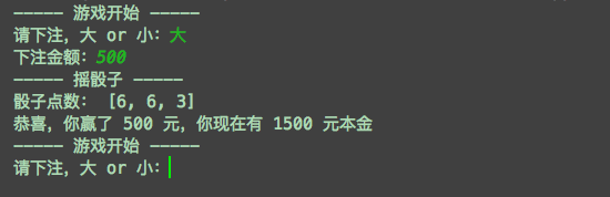 用Python设计一个经典小游戏