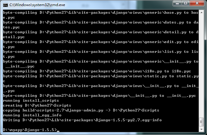 教你安装python Django（图文）
