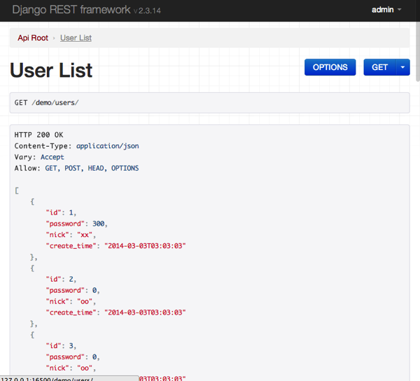 在Python的框架中为MySQL实现restful接口的教程