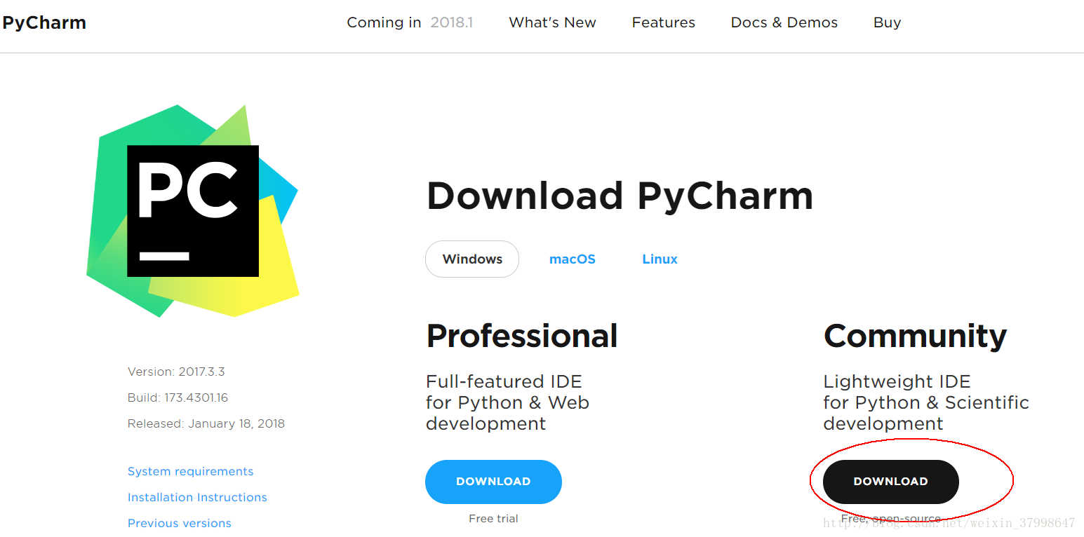 windows下pycharm安装、创建文件、配置默认模板