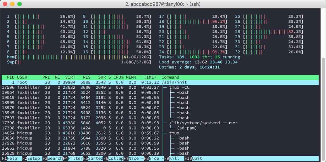 Python 多核并行计算的示例代码