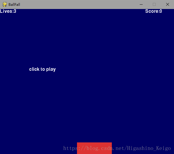 python3 pygame实现接小球游戏