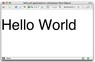 PHP生成Flash动画的实现代码
