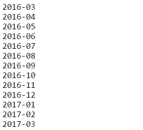 PHP计算近1年的所有月份