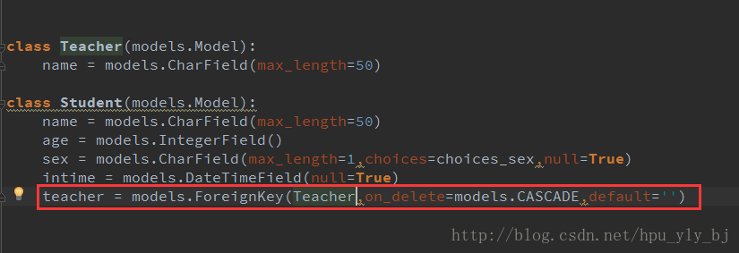 Django外键（ForeignKey）操作以及related_name的作用详解