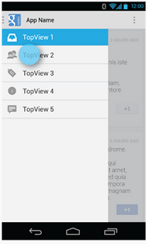 Android App中DrawerLayout抽屉效果的菜单编写实例