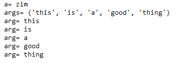 Python函数中的可变长参数详解