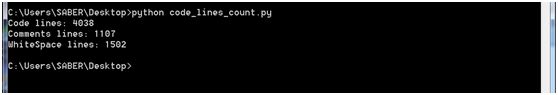 Python实现统计代码行的方法分析