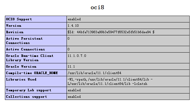 Linux下安装oracle客户端并配置php5.3