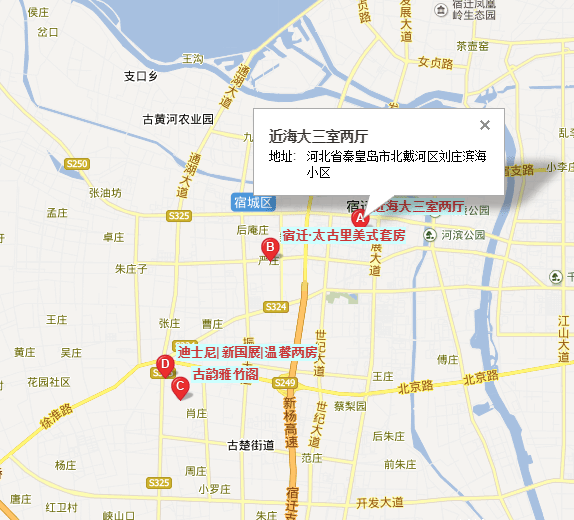 php+js实现百度地图多点标注的方法