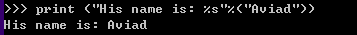Python格式化输出%s和%d