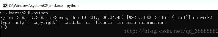 在cmd命令行里进入和退出Python程序的方法