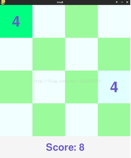 python pygame实现2048游戏
