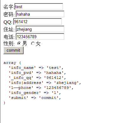 PHP表单递交控件名称含有点号(.)会被转化为下划线(_)的处理方法