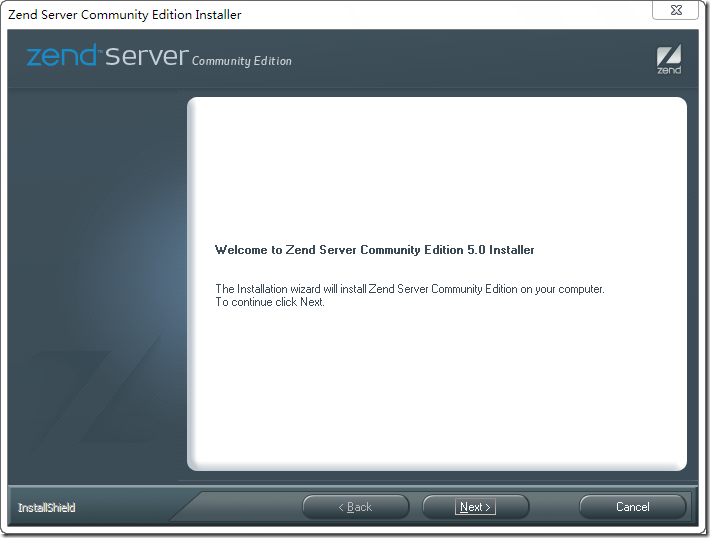 PHP 开发环境配置（Zend Server安装）