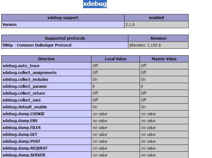 使用XDebug调试及单元测试覆盖率分析