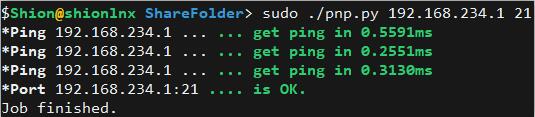 使用Python测试Ping主机IP和某端口是否开放的实例