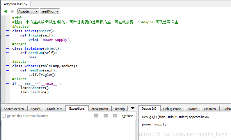 python实现Adapter模式实例代码